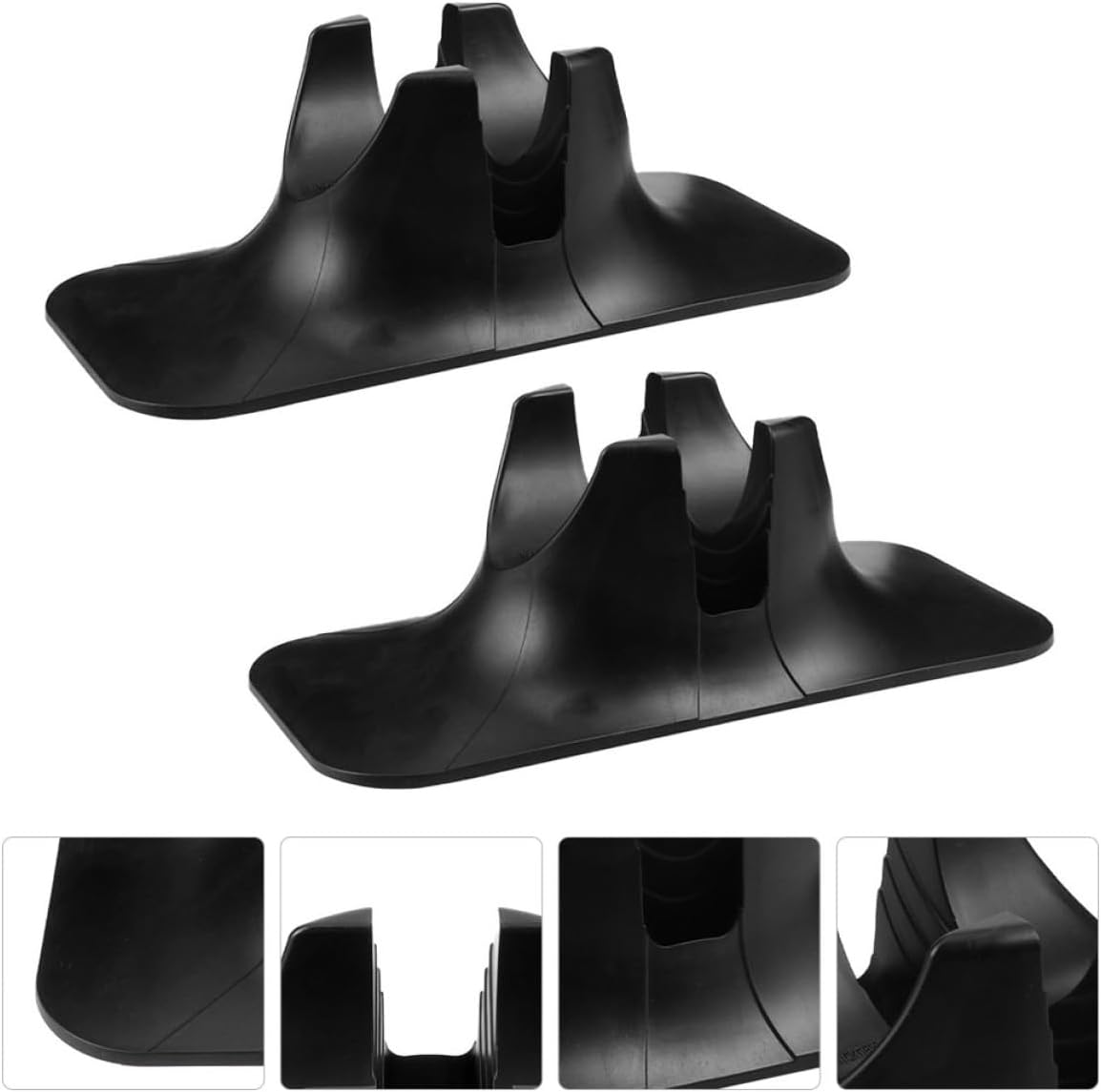 2 Stück Rollerhalterung aus Abs Stabiler Scooter Parkständer für Kick und Scooter mit Schraubenbefestigung für Garage und Bodenlagerung