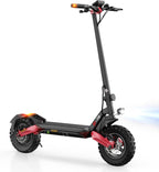 E Scooter mit Straßenzulassung, 10 Zoll Offroad Luftreifen, ABE Elektroroller mit Doppelter Stoßdämpfung