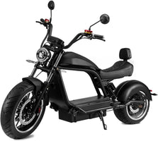 Elektroroller “HL 6.0”, 3000 Watt, 100 km Reichweite, Straßenzulassung, 45Ah Lithium-Akku, Elektro Roller, E-Roller mit Sitz, 50 CCM, Elektro Motorroller, Schwarz