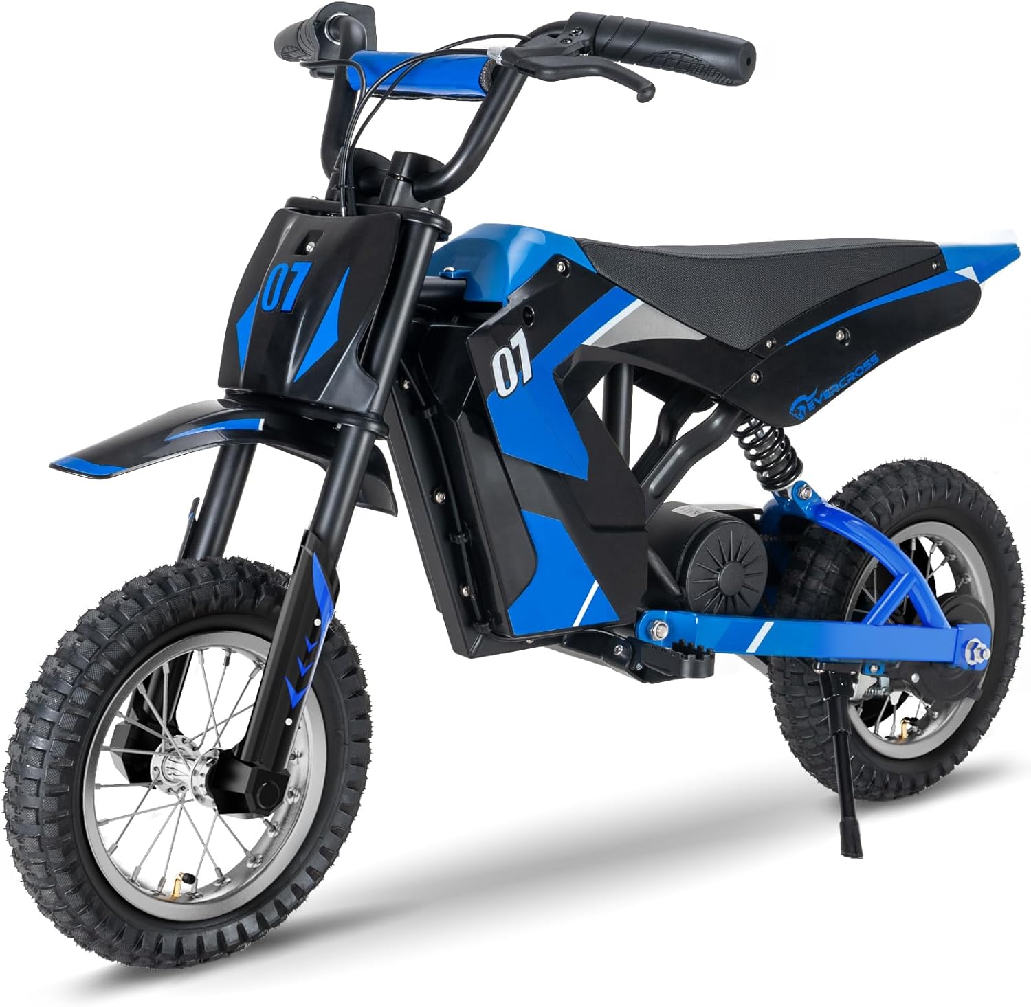 EVERCROSS EV12M Elektro Motorrad Kinder, Elektromotorrad mit 300W Motor, 3 Geschwindigkeitsmodus, 15KM Lange Reichweite, 12 Zoll Luftreifen, Moto Cross für Kinder ab 110cm Körpergröße