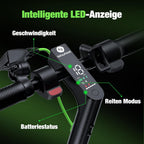 E Scooter mit Straßenzulassung, 350W Motor E Roller mit App, 30KM Reichweite, Elektroroller 120kg Tragkraft, Faltbarer Elektroscooter Erwachsene für den Pendlerverkehr, Mit Electric Scooter-Tasche