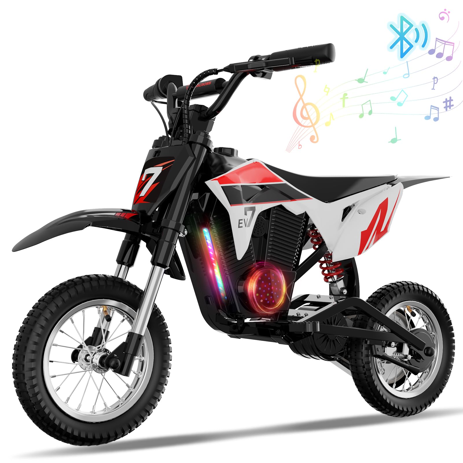 EVERCROSS EV12M Elektro Motorrad Kinder, Elektromotorrad mit 300W Motor, 3 Geschwindigkeitsmodus, 15KM Lange Reichweite, 12 Zoll Luftreifen, Moto Cross für Kinder ab 110cm Körpergröße