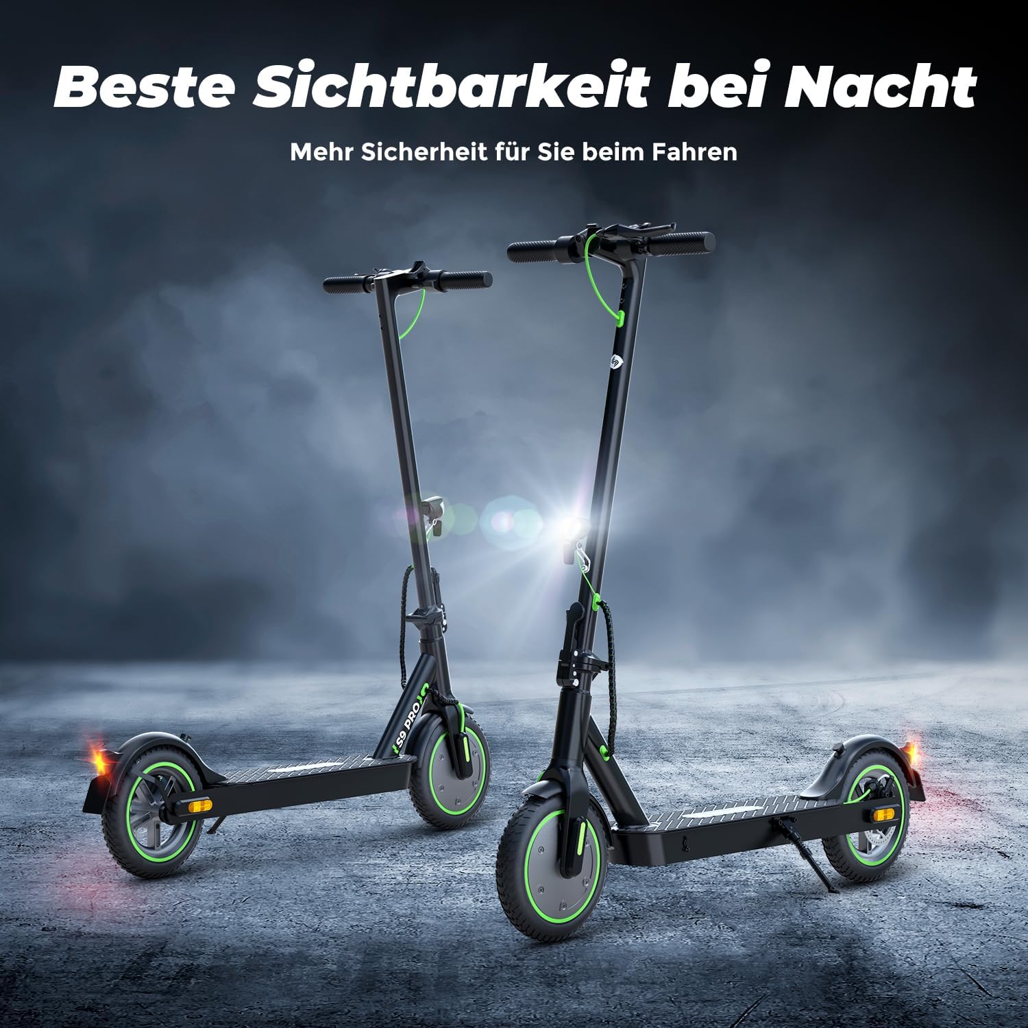 E Scooter mit Straßenzulassung, 350W Motor E Roller mit App, 30KM Reichweite, Elektroroller 120kg Tragkraft, Faltbarer Elektroscooter Erwachsene für den Pendlerverkehr, Mit Electric Scooter-Tasche